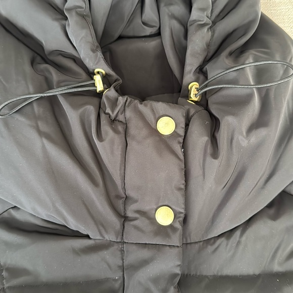 Cole Haan Down Coat with Bib Front - Picture 5 of 9